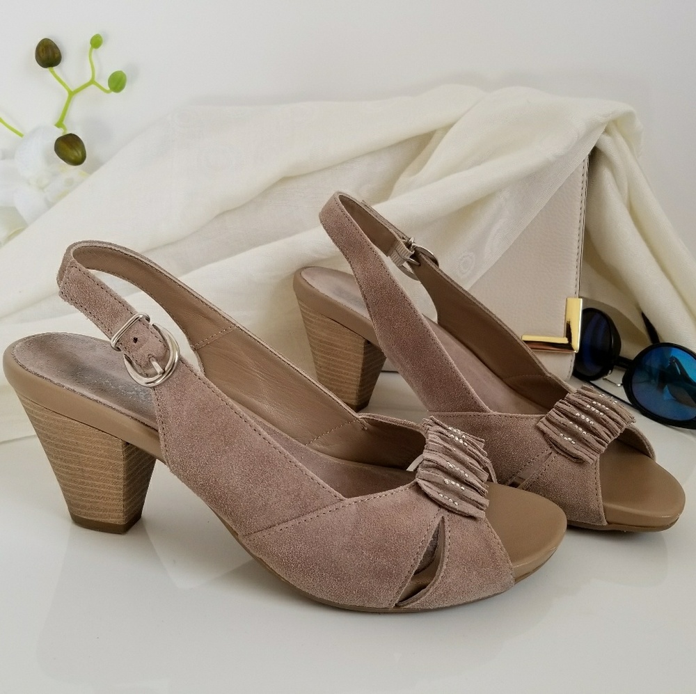 IGI & CO Beige Suede Sandals, Italy - Picture 8 of 12